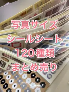 写真サイズ シールシート 120種類 まとめ売り