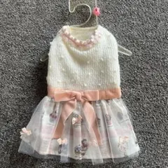 犬用ドレス フリル付き サイズ2