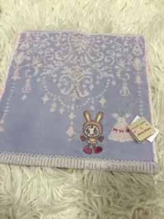 JILLSTUART メゾピアノ　ベリエちゃん　刺繍タオル　紫ハンカチ新品未使用のサムネイル