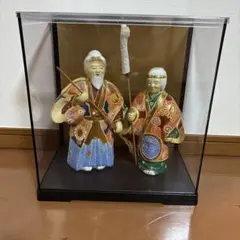 九谷焼 高砂人形(尉:ジョウと姥:ウバ) 九谷焼 高砂人形(尉:ジョウと姥:ウバ) - メルカリ