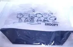 ピーナッツ　スヌーピー　バイカラートートバッグ（白&紺）