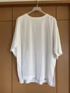 ガリャルダガランテ　日本製　プルオーバー　ホワイト　Tシャツ　ゆったり　涼しいのサムネイル