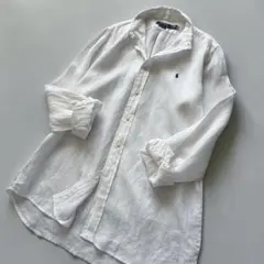 美品 Polo Ralph Lauren 紺ポニー リネンシャツ S 清潔感 - メルカリ