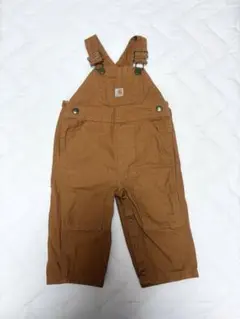 Carhartt キッズ オーバーオール ブラウン　9M