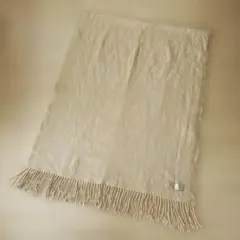 タイムセール☆カシミヤ100%ライトベージュストール