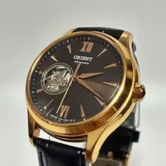 ORIENT オリエント オープンハート ゴールド 時計 ブラウン ♯518のサムネイル