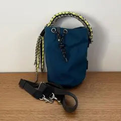 zattu ザッツ LUGUN ショルダーバッグ　2way ナイロン ブルー