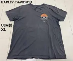 XL HARLEYーDAVIDSON 半袖Tシャツ DAYTONA USA製 灰
