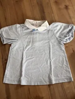 familiar 半袖シャツ 130 水色