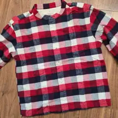 チェック柄 長袖シャツ 130サイズ