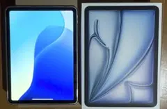 iPad air 11インチ M3 128GB ブルー色 美品 Appleケア