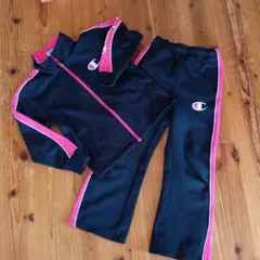 Champion ジャージセット 130cm 黒/ピンク