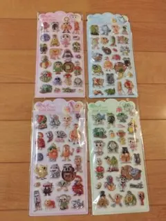 イタリアンブレインロット　ぷくぷくシール　4枚セット