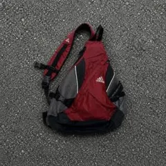 90s 00s adidas ワンショルダーバッグ 赤 テック スリングバックのサムネイル