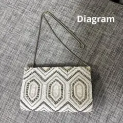 Diagramビーズ刺繍パーティーバッグ　グレースコンチネンタル　美品