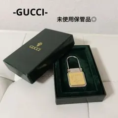GUCCI グッチ　ロゴ　ゴールド　金具 キーホルダー　キーリング　ヴィンテージ