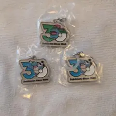 ポケモン　30周年　メタルチャームマスコット　3個セット