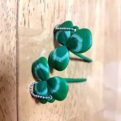 クローバー　キーホルダー　ボールチェーン