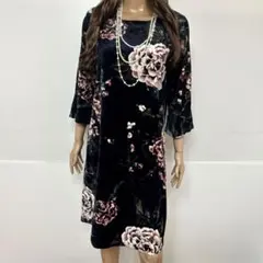 vivian tam 大人気♡デザイン花柄ワンピース