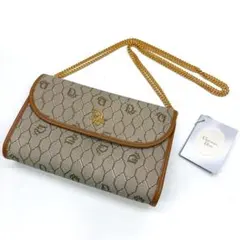 ★ChristianDior ディオール ハニカム柄 チェーンショルダーバッグのサムネイル