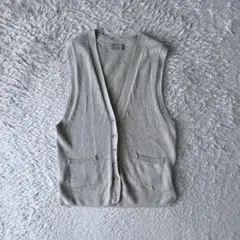 MARGARET HOWELL マーガレットハウエル カシミヤ混ニットベスト L