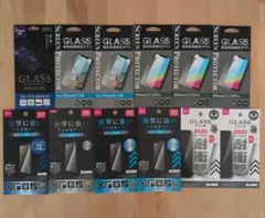 iPhone 画面保護 ガラスフィルム まとめ売り 12点