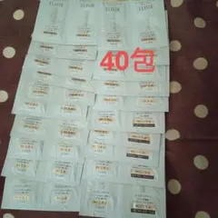 ELIXIR　エイジングケア　化粧水、乳液、UV乳液サンプルセット　計40包