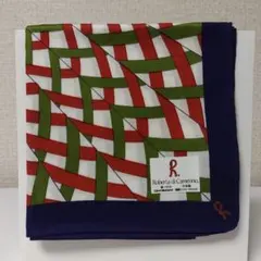 ロベルタディカメリーノ ハンカチ 渦巻き模様