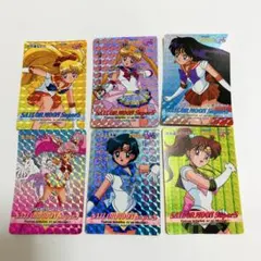 当時物　美少女戦士セーラームーンS キラカード 6枚セット　アマダ　カードダス