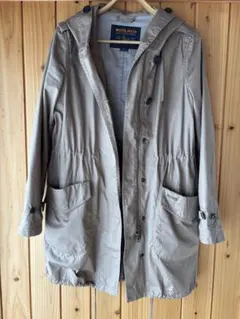 WOOLRICH フード付きモッズコート XS ベージュ