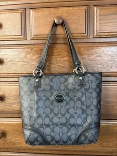 Coach ショルダーバッグ グレー/ブラック