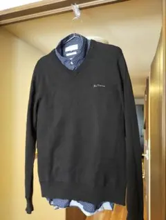 ベンシャーマン　ブラック セーター　フレッドペリー　オアグローリー