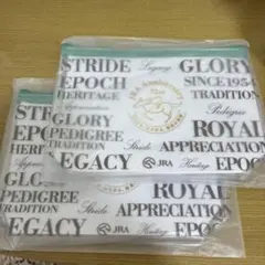 【未開封】JRA 72nd Anniversary クリアポーチ 2個セット