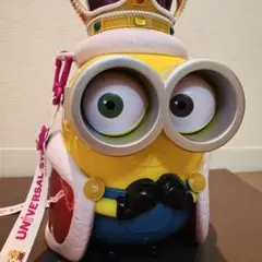 ミニオン ユニバ　USJ ポップコーン　バケツ　王冠付きキャラクターグッズ　ボブ