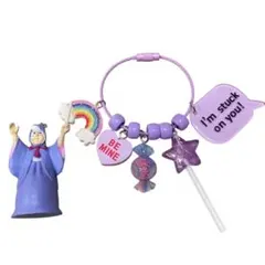 2点セット　チャーム　じゃらじゃらキーホルダー　キーリング　(148)