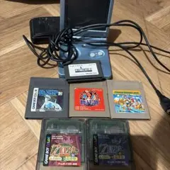 ゲームボーイアドバンスSP シルバー ACアダプター付き