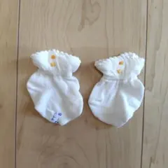 ベビー用 靴下 ホワイト 7-8cm 新生児 退院着 セレモニー