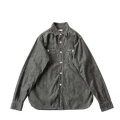 Warehouse DUCK DIGGER ブラックシャンブレーシャツ 38