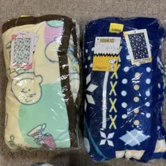 スヌーピー 大判ブランケット ２点セット200x140cm 毛布　ブランケット