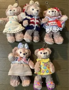 ダッフィ　シェリーメイ　ぬいぐるみバッジ　ぬいば　まとめ　ディズニー