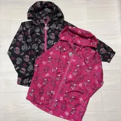 ハローキティ ウィンドブレーカー ナイロンジャケット 120cm 2枚セット