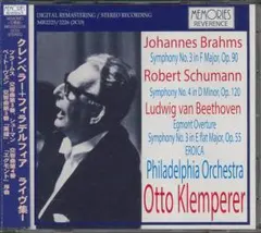 フィラデルフィアのクレンペラー Vol.1　英雄／シューマン4番／ブラ3　2枚組