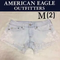 美品☆アメリカンイーグルデニムショートパンツＭアバクロホリスターエアロポステール