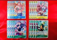 ワンピースカード　ゾロ/ナミ/ロビン/ボニー プロモ 各4枚16枚セット