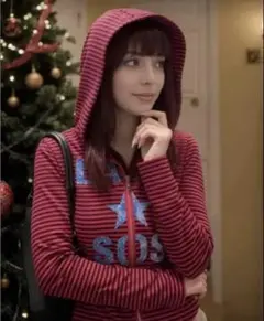 ハート ジップパーカー ベロア y2k グランジ　平成