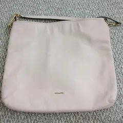 COACH ピンク レザー ショルダーバッグ