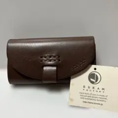 未使用品Duram factoryレザーキーケース　ダークブラウン