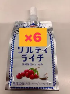 ソルティライチ　300g×6袋　KIRIN 世界のkitchenから　沖縄海塩のサムネイル