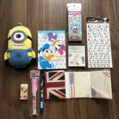 ミニオンがまぐち＆ファンシー文具セット