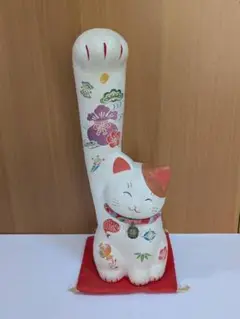 105 招き猫　龍虎作　和紙